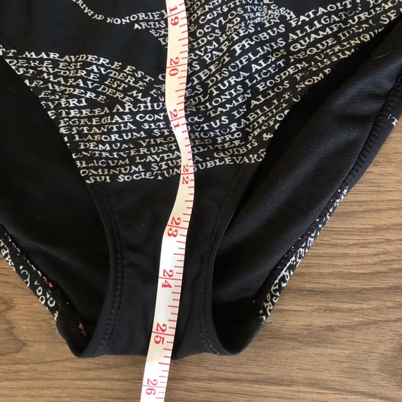 Hot Topic Harry Potter Swimsuit Black and White Size Med Midnight Marauder’s - Picture 5 of 12